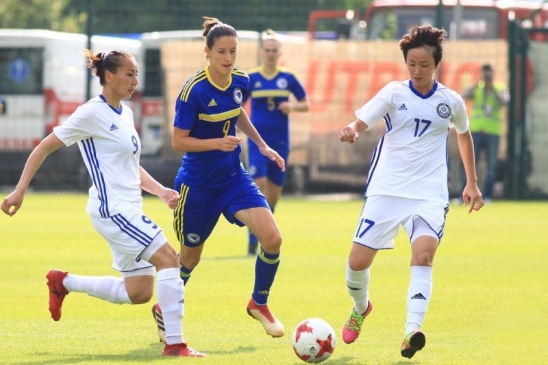 KAZAKHSTAN WOMEN'S NATIONAL TEAM DEFEATES BOSNIA AND HERZEGOVINA