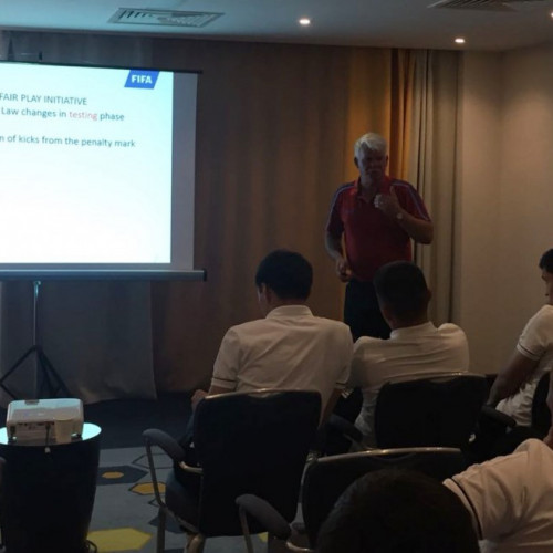 UEFA REPRESENTETIVE TOOK PART IN THE KFF SEMINAR