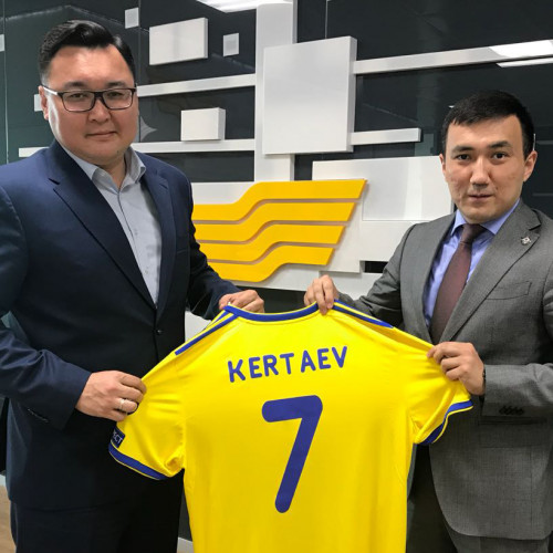 Kazakhstan Football Federation Meset with Heads of Khabar Agency