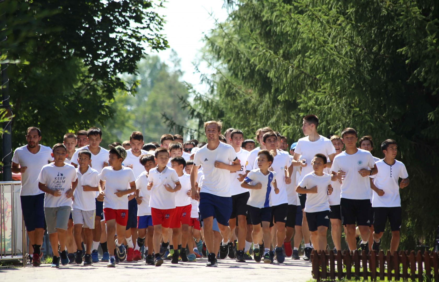 "With love to Astana." FC ''Akzhayyk'' Supported Marathon