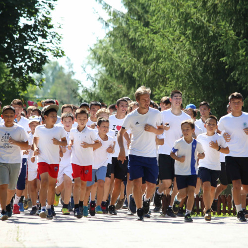 "With love to Astana." FC ''Akzhayyk'' Supported Marathon