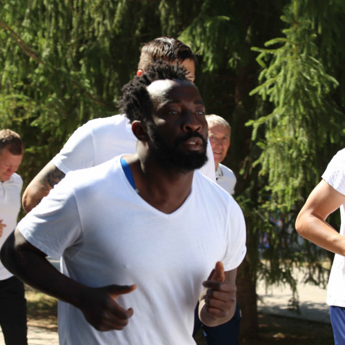 "With love to Astana." FC ''Akzhayyk'' Supported Marathon