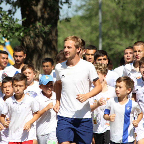 "With love to Astana." FC ''Akzhayyk'' Supported Marathon