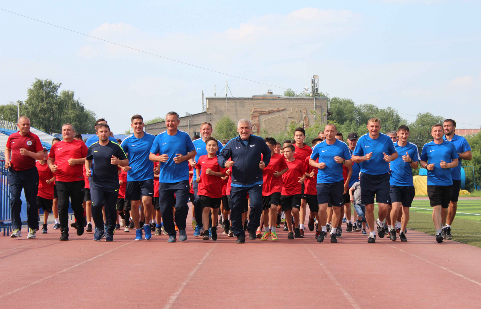 FC "Kyzyl-Zhar SK" Took Part in the "Presidential Mile"