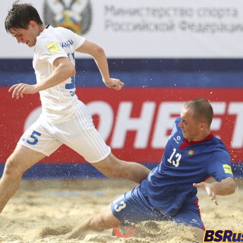 Kazakhstan Beach Soccer Team Wins First Victory in EuroLeague-2018