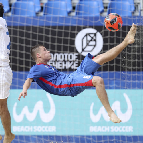 Kazakhstan Beach Soccer Team Wins First Victory in EuroLeague-2018