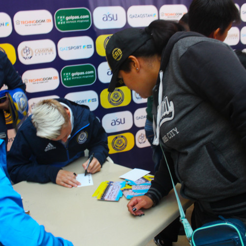 Promo Action With Participation of Kazakhstan Women's National Team