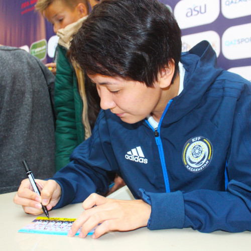 Promo Action With Participation of Kazakhstan Women's National Team