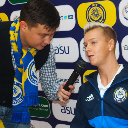 Promo Action With Participation of Kazakhstan Women's National Team