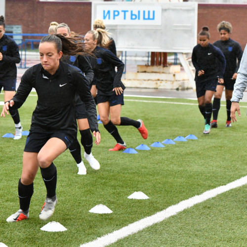 England Women's National Team Pre-Match Training Session