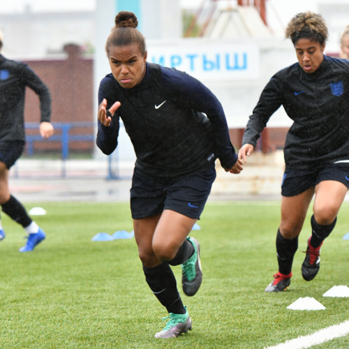 England Women's National Team Pre-Match Training Session
