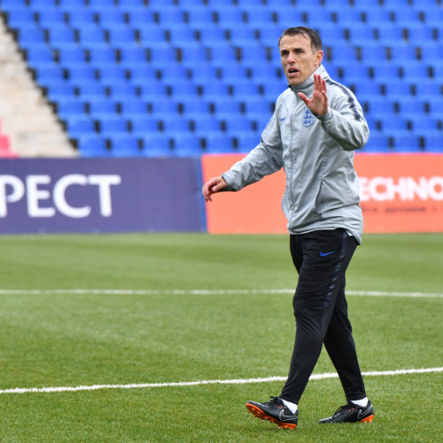 England Women's National Team Pre-Match Training Session