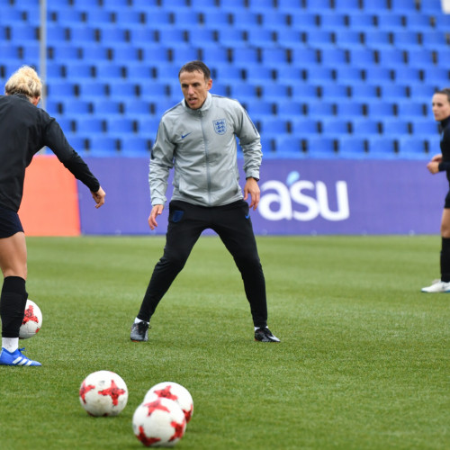 England Women's National Team Pre-Match Training Session