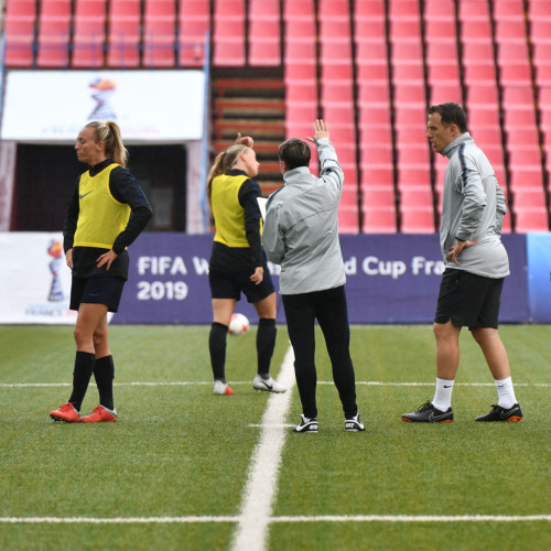England Women's National Team Pre-Match Training Session