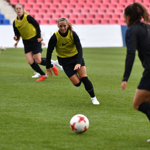 England Women's National Team Pre-Match Training Session