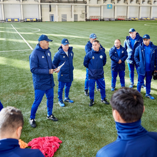 Kazakhstan Youth Team's Pre-Match Training Session - Photo-Report