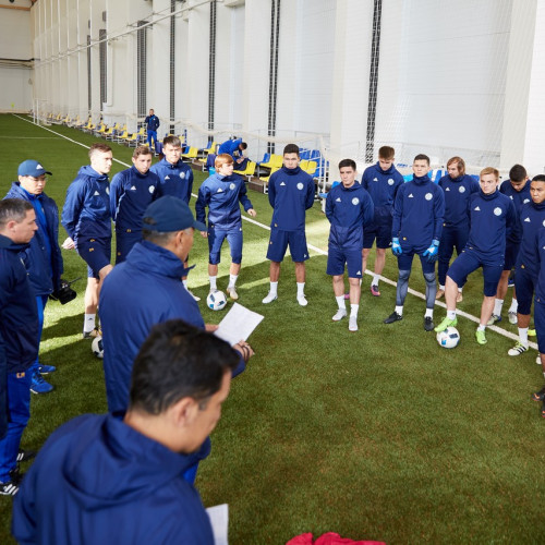 Kazakhstan Youth Team's Pre-Match Training Session - Photo-Report