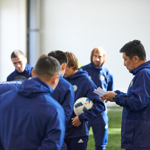 Kazakhstan Youth Team's Pre-Match Training Session - Photo-Report