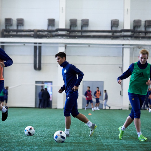 Kazakhstan Youth Team's Pre-Match Training Session - Photo-Report