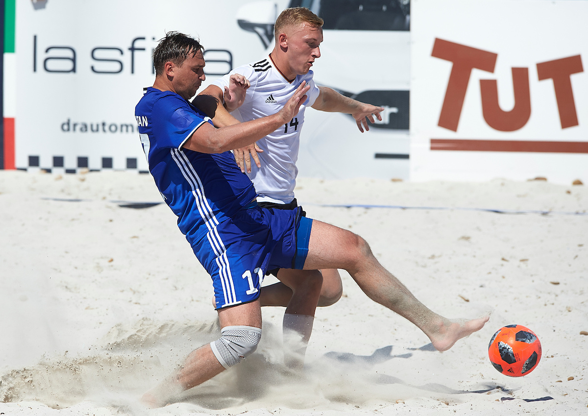 Kazakhstan Beach Soccer Team Lost to Germany in the Euroleague-2018 Promo-Final