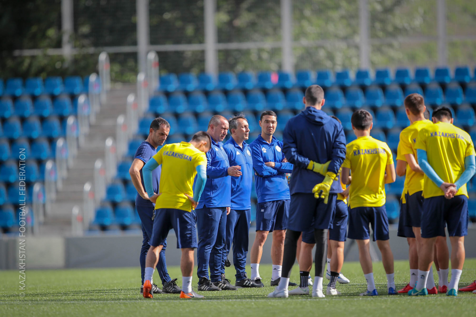 Kazakhstan National Team's Pre-Match Training Session - Photo Report