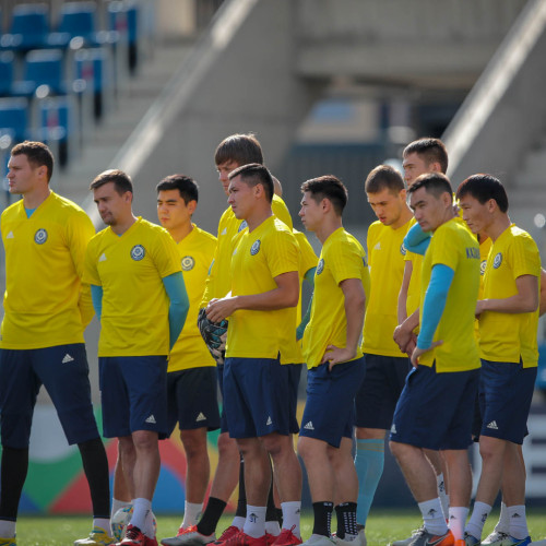 Kazakhstan National Team's Pre-Match Training Session - Photo Report