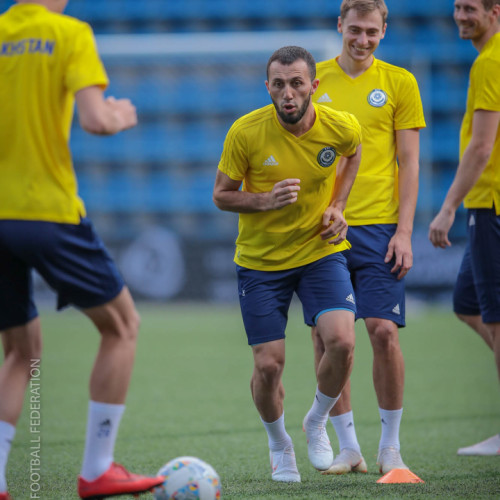 Kazakhstan National Team's Pre-Match Training Session - Photo Report