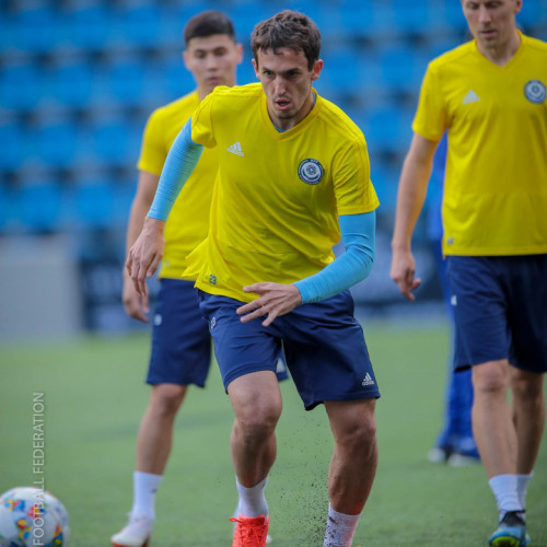 Kazakhstan National Team's Pre-Match Training Session - Photo Report