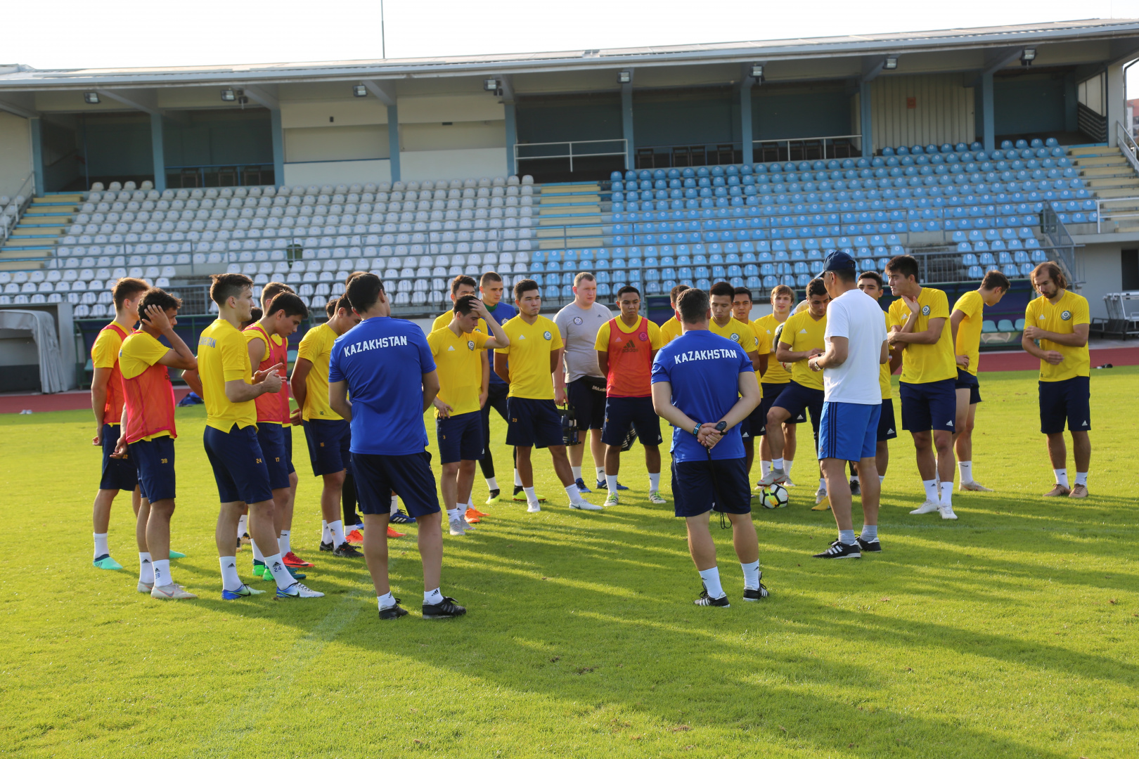 Kazakhstan Youth Team's Pre-Match Training Session in Slovenia - Photo-Report