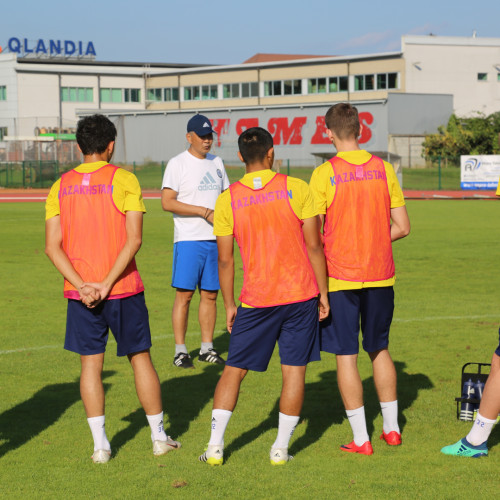 Kazakhstan Youth Team's Pre-Match Training Session in Slovenia - Photo-Report