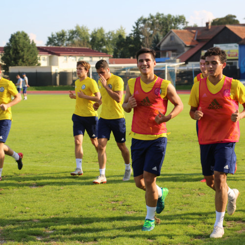 Kazakhstan Youth Team's Pre-Match Training Session in Slovenia - Photo-Report