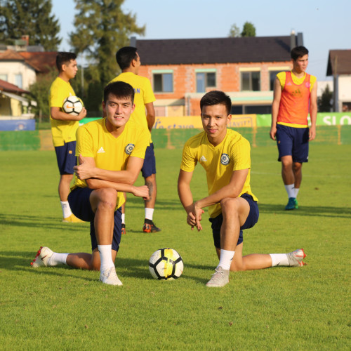 Kazakhstan Youth Team's Pre-Match Training Session in Slovenia - Photo-Report