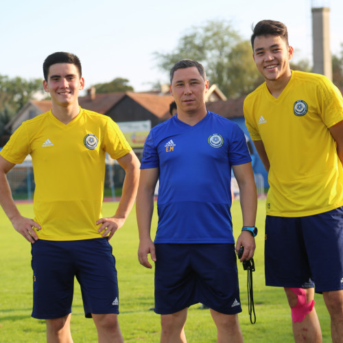 Kazakhstan Youth Team's Pre-Match Training Session in Slovenia - Photo-Report