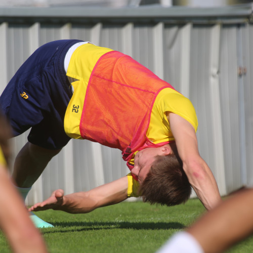 Kazakhstan Youth Team's Pre-Match Training Session in Slovenia - Photo-Report