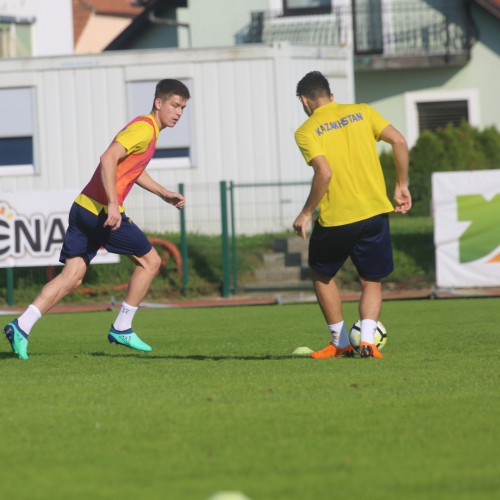 Kazakhstan Youth Team's Pre-Match Training Session in Slovenia - Photo-Report