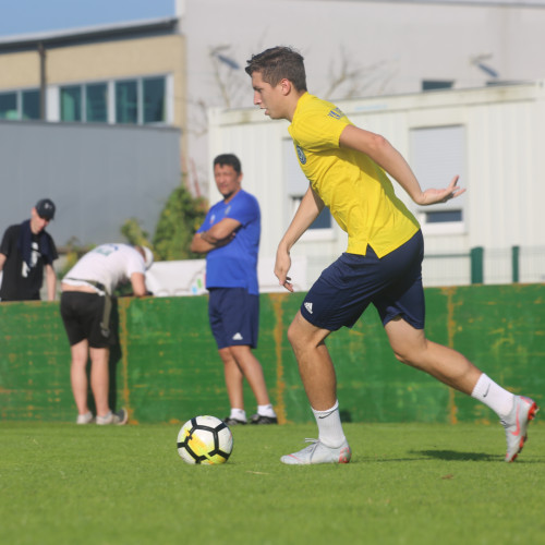 Kazakhstan Youth Team's Pre-Match Training Session in Slovenia - Photo-Report