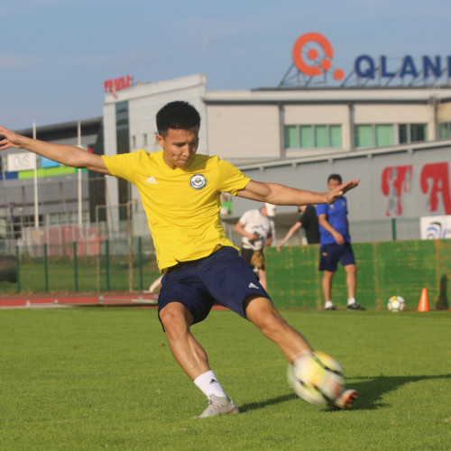 Kazakhstan Youth Team's Pre-Match Training Session in Slovenia - Photo-Report