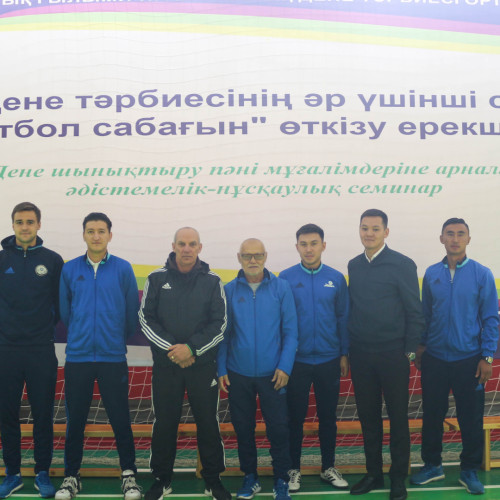 Football Lesson Project Master Class For Teachers Held in Astana