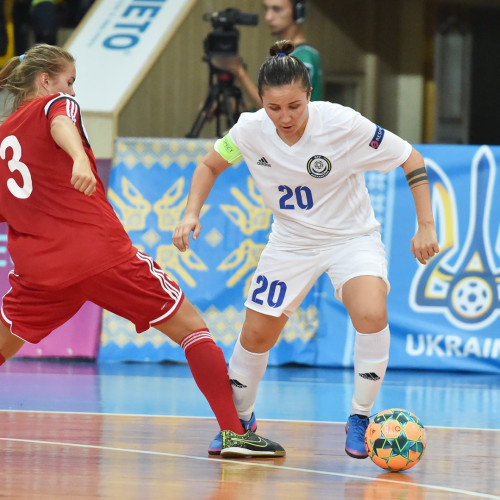 Kazakhstan Women's National Team Played First Match at the Futsal Euro-2019