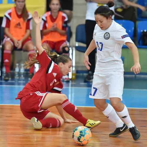 Kazakhstan Women's National Team Played First Match at the Futsal Euro-2019