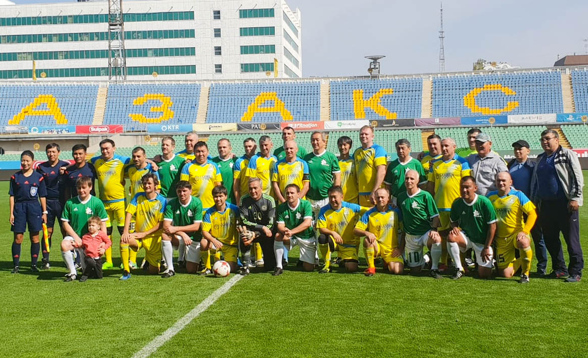 Football Match Among Veterans Took Place in Almaty