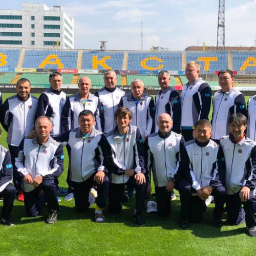 Football Match Among Veterans Took Place in Almaty