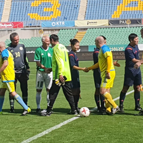 Football Match Among Veterans Took Place in Almaty