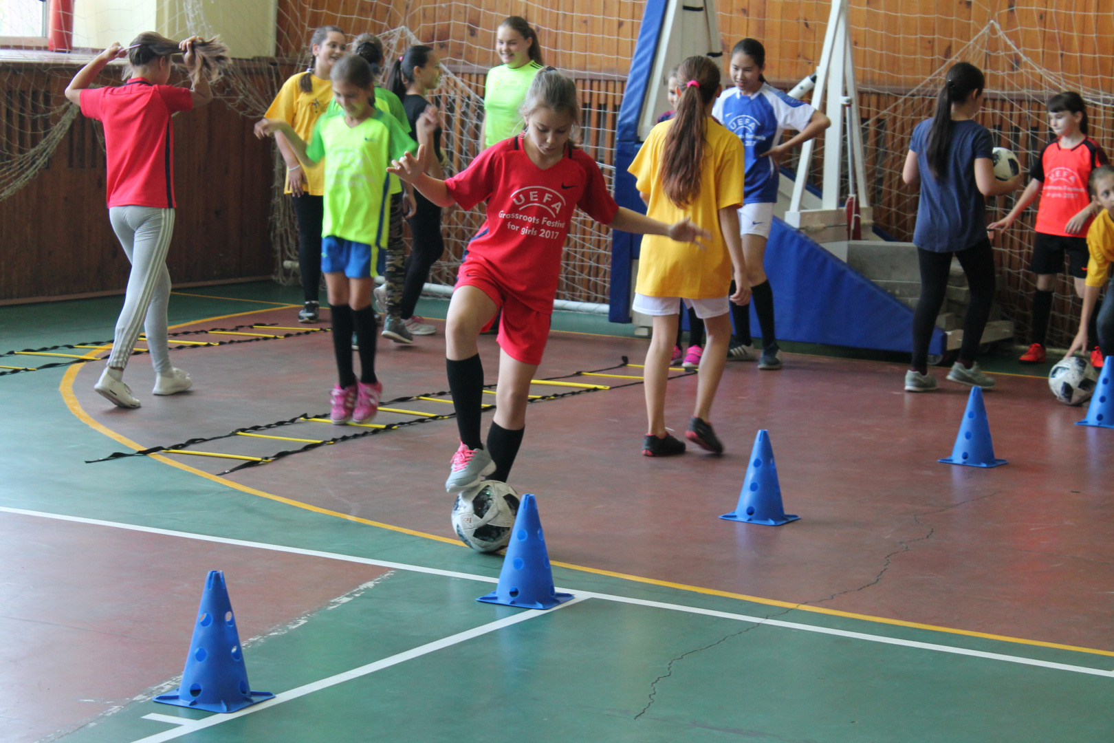 Kids Football Festival Held in Kostanay