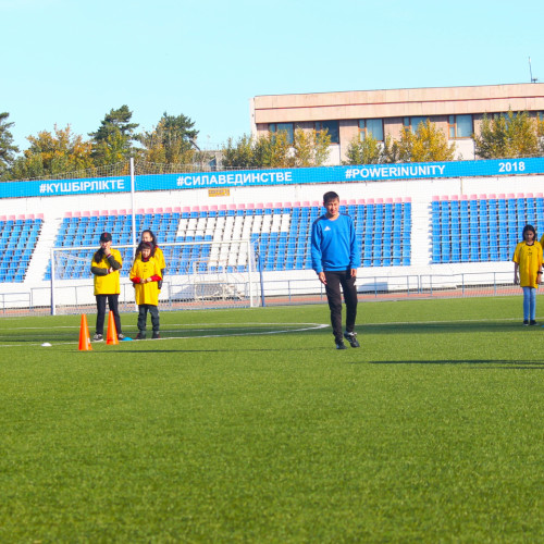 Kids Football Festival Held in Pavlodar