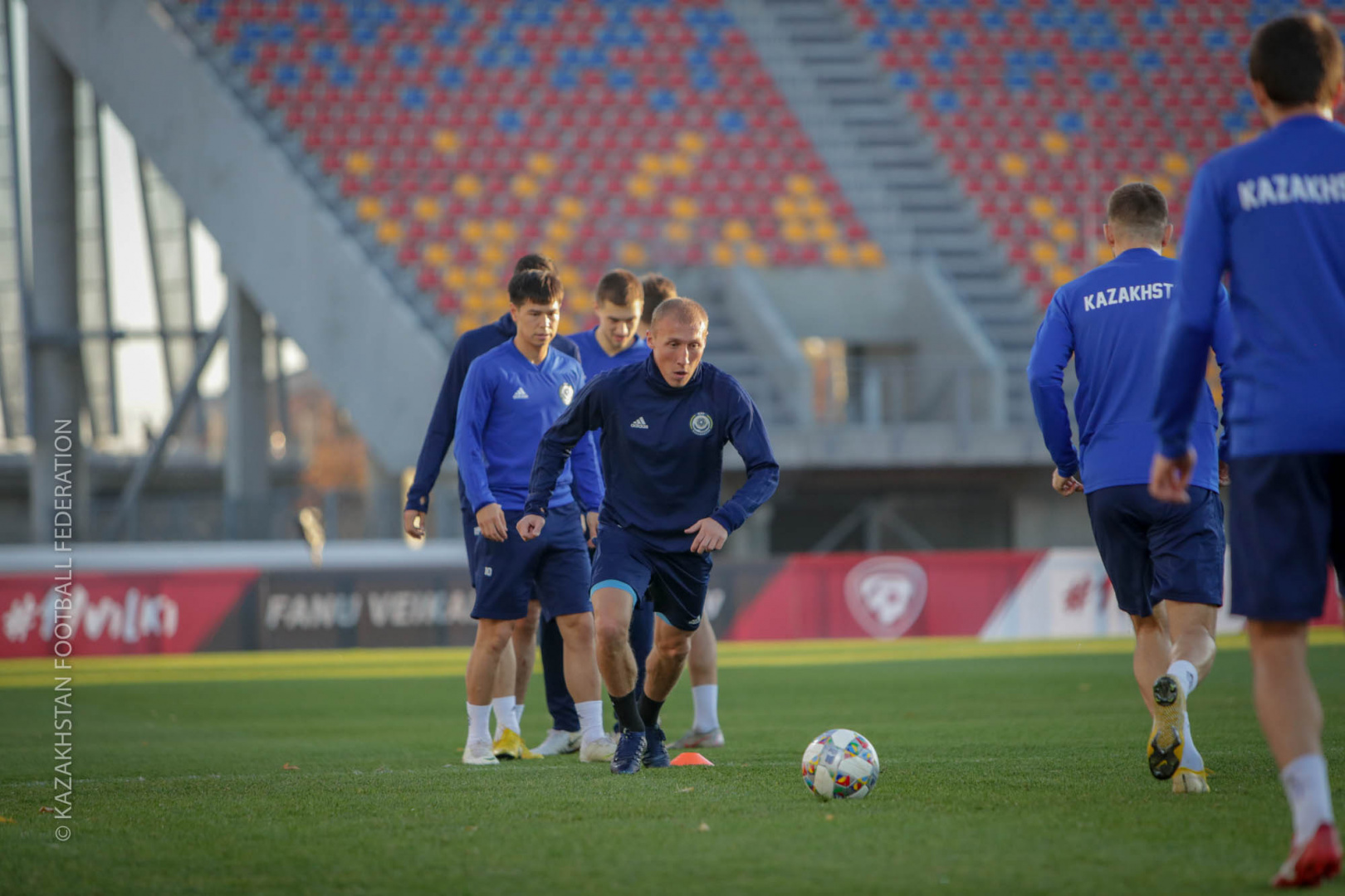 Kazakhstan National Team Pre-match Training Session