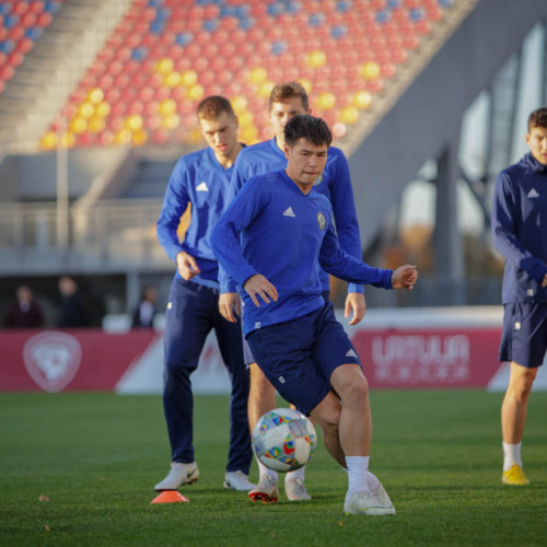 Kazakhstan National Team Pre-match Training Session