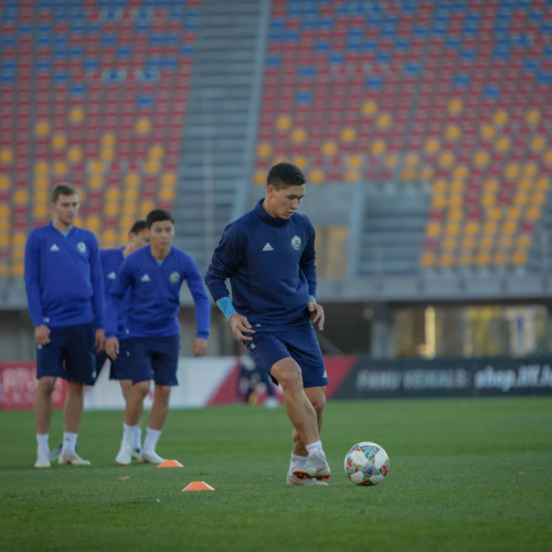Kazakhstan National Team Pre-match Training Session