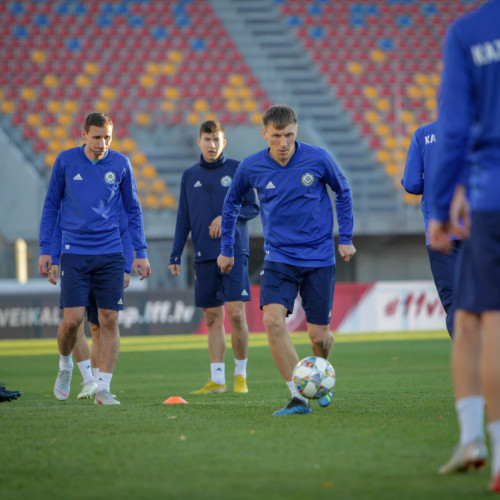 Kazakhstan National Team Pre-match Training Session