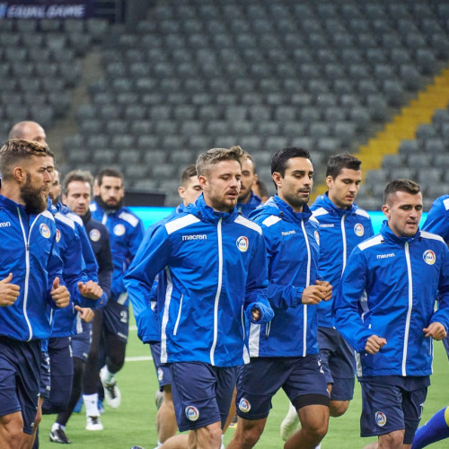 Pre-match Training Session of the Andorra National Team